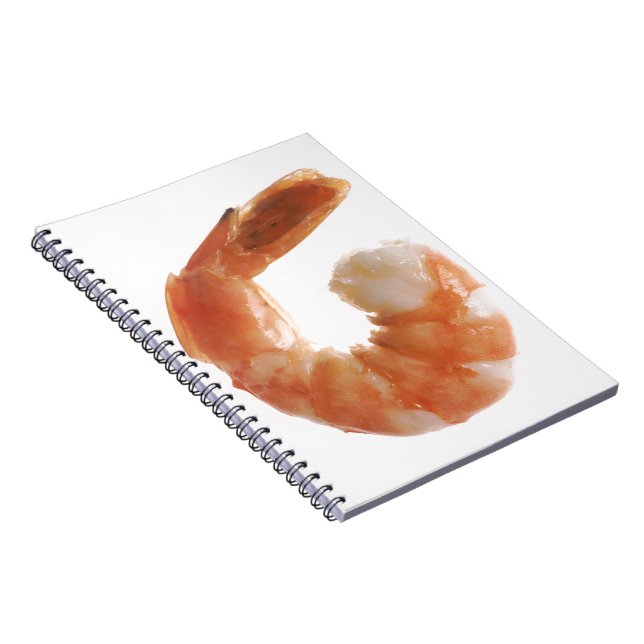 Cooked Shrimp Spiral Notebook (Right Side)