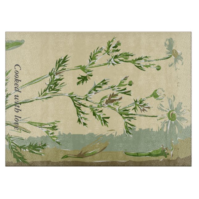 Cooked with love cutting board (Front)