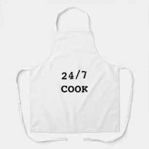 COOKERY APRON 24/7 ART AND DESIGN