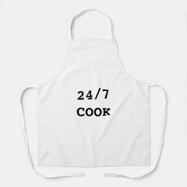 COOKERY APRON 24/7  ART AND DESIGN (Front)