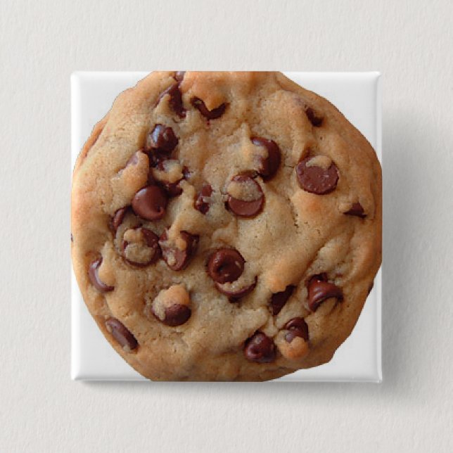 Cookie 15 Cm Square Badge (Front)