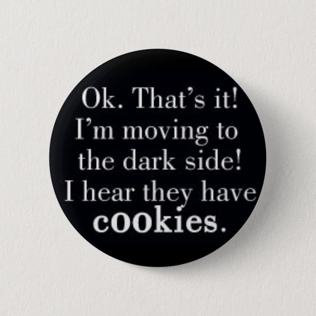 cookie 6 cm round badge (Front)