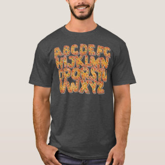cookie alphabet  gift for baking cookie lover  chr T-Shirt