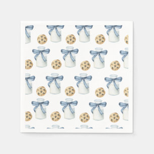 Cookie and Milk Birthday Party Napkin