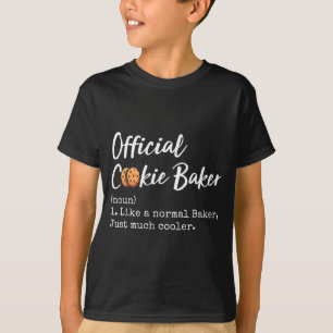 Cookie Baker Definition Funny Christmas Baking T-Shirt