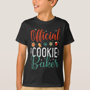 Cookie Baker Funny Christmas Couples Matching T-Shirt