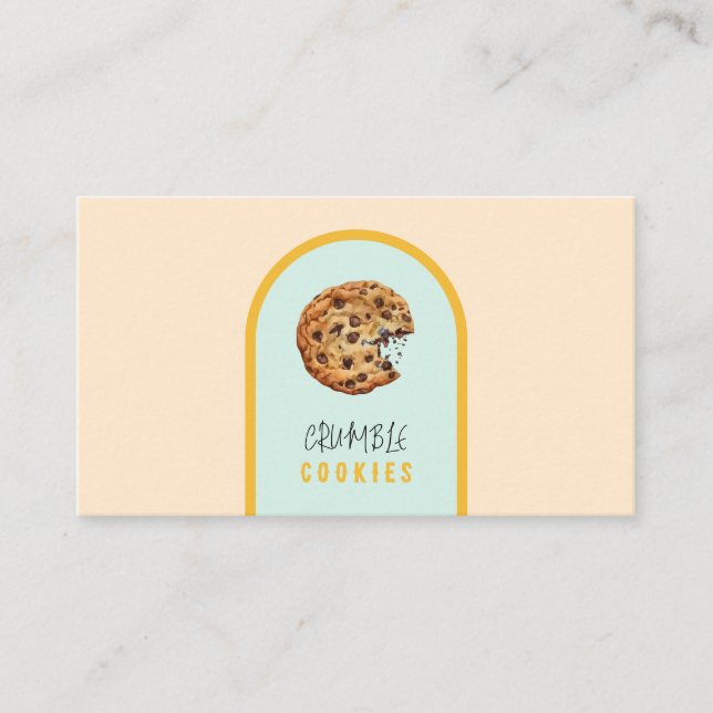 Cookie Bakery  Business Card (Front)