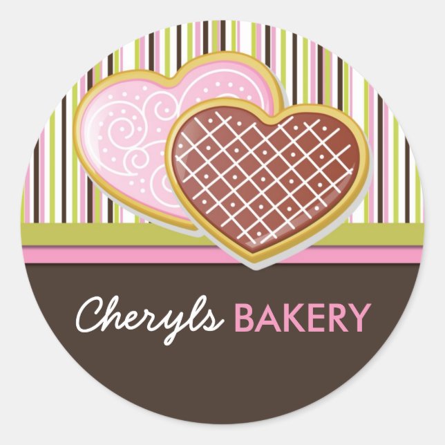 Cookie Bakery Packaging Stickers (Front)