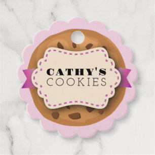 COOKIE BAKERY SALE PERSONALIZE Baking Gift Party Favour Tags