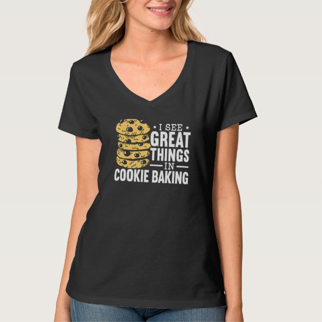 Cookie Baking Baker   T-Shirt (Front)