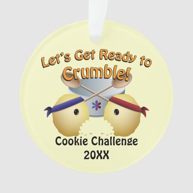 Cookie Baking Competition Ornament (Front)