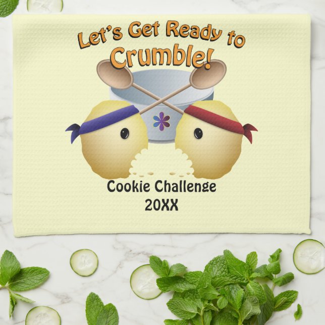 Cookie Baking Competition Tea Towel (Folded)
