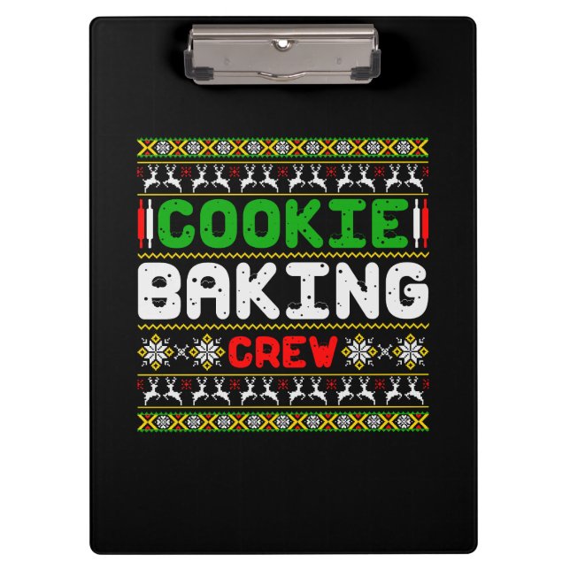 Cookie Baking Crew-50000 Clipboard (Front)