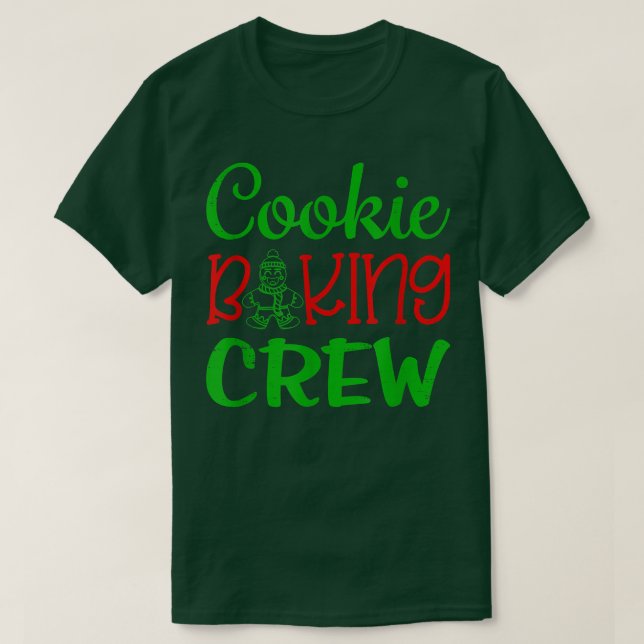 Cookie Baking Crew Baker Bake Kids Girls Women Xma T-Shirt (Design Front)