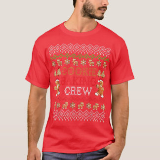 Cookie Baking Crew Christmas Family Gingerbread T T-Shirt