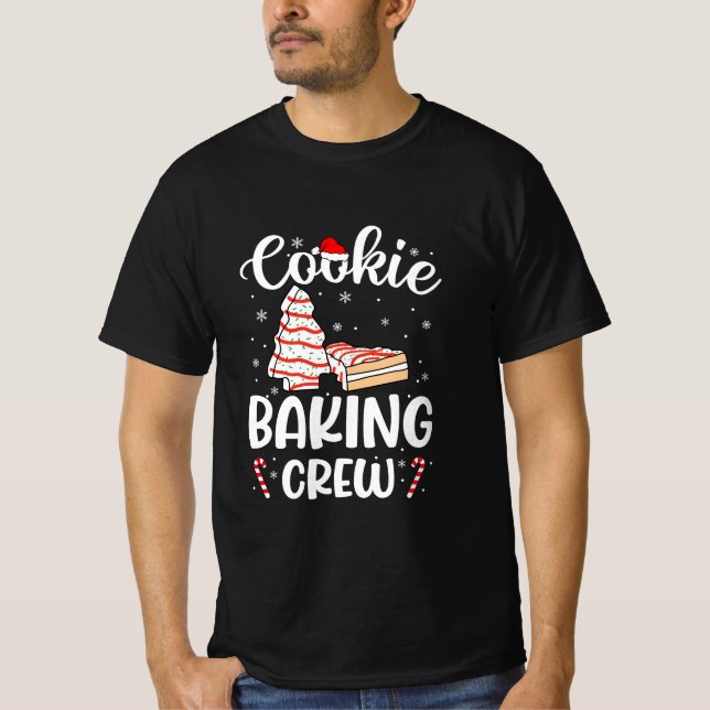 Cookie Baking Crew Christmas funny gift idea T-Shirt (Front)