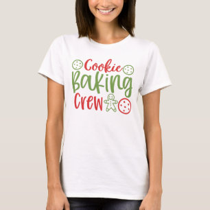 Cookie Baking Crew Christmas Holiday T-Shirt