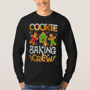 Cookie Baking Crew Christmas Santa Family Gingerbr T-Shirt