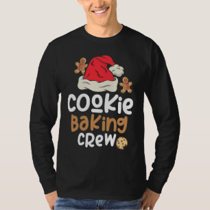 Cookie Baking Crew Christmas Santa Family T-Shirt