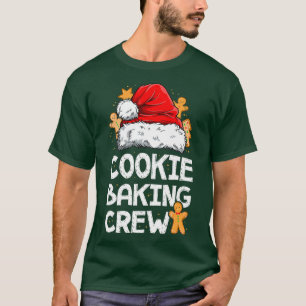 Cookie Baking Crew Christmas Santa Family Team T-Shirt
