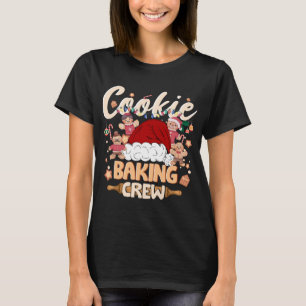 Cookie Baking Crew Christmas Santa Gingerbread Xma T-Shirt