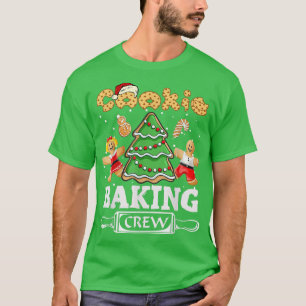 Cookie Baking Crew Christmas Santa Matching Family T-Shirt