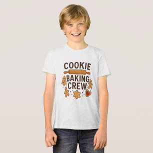 Cookie Baking Crew – Cute Gingerbread Holiday Tri-Blend Shirt