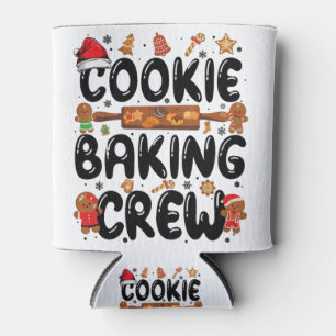 Cookie Baking Crew Family Christmas Gingerbread Te Can Cooler