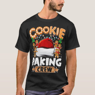 Cookie Baking Crew Funny Christmas Lights Gingerbr T-Shirt