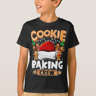 Cookie Baking Crew Funny Christmas Lights Gingerbr T-Shirt