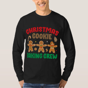 Cookie Baking Crew Funny Cute Matching Family Chri T-Shirt