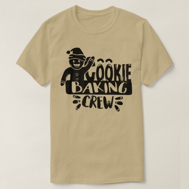 Cookie Baking Crew Funny Family  T-Shirt (Design Front)