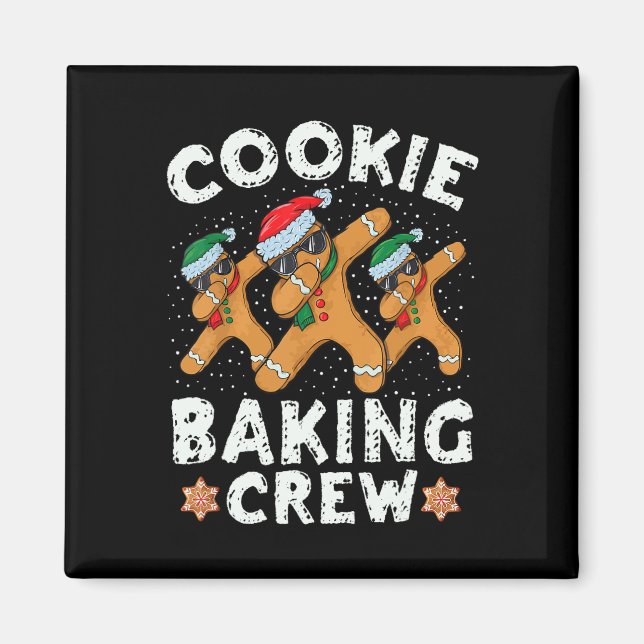 Cookie Baking Crew Gingerbread Christmas Costume P Magnet (Front)