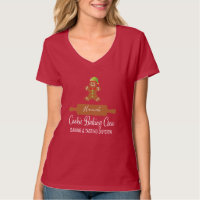 Cookie Baking Crew Gingerbread Man Holiday T-Shirt