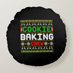 Cookie Baking Crew Round Cushion