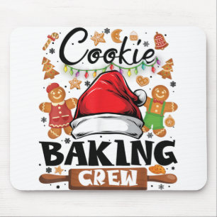 Cookie Baking Crew Shirt Christmas Family Gingerbr Mouse Pad