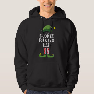 Cookie Baking Elf Matching Family Christmas Party Hoodie