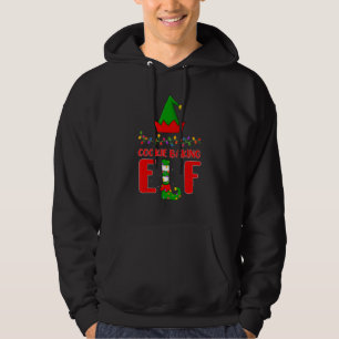 Cookie Baking Elf Matching Family Lighting Christm Hoodie