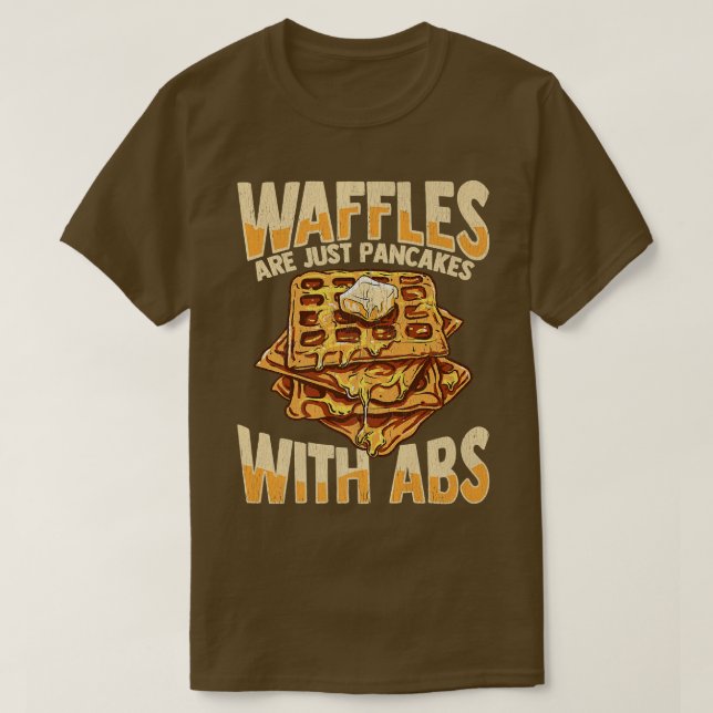 Cookie Baking Lover Design For Pastry Chef  Waffle T-Shirt (Design Front)