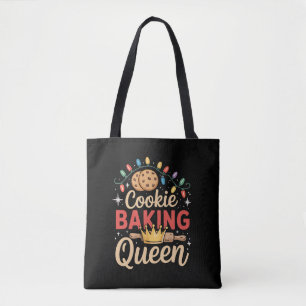 Cookie Baking Queen Baker Bakery Christmas Tote Bag