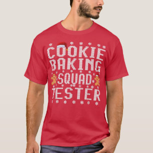 COOKIE BAKING SQUAD TESTER GINGERBREAD CHRISTMAS T-Shirt