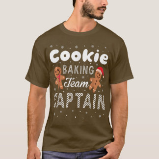 Cookie Baking Team Captain Gingerbread Christmas C T-Shirt
