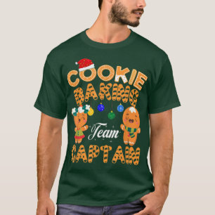 Cookie Baking Team Captain Gingerbread Christmas F T-Shirt