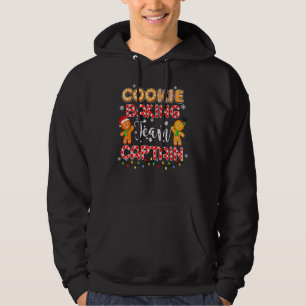 Cookie Baking Team Captain Gingerbread Christmas   Hoodie