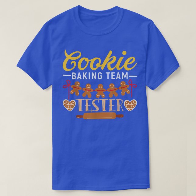 Cookie Baking Team Tester  1142 T-Shirt (Design Front)