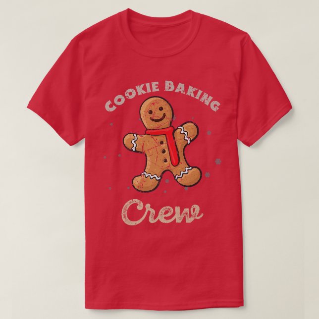 Cookie Baking Team Tester Captain Crew Funny Chris T-Shirt (Design Front)