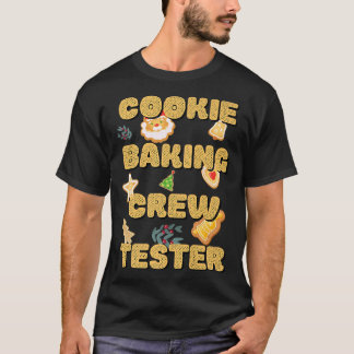 Cookie Baking Team Tester Captain Cute Family Mat T-Shirt