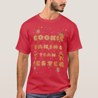 Cookie Baking Team Tester Christmas T Gift T-Shirt
