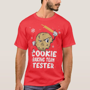 Cookie Baking Team Tester Funny Christmas Gingerbr T-Shirt