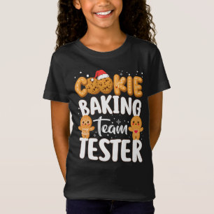 Cookie Baking Team Tester Gingerbread Christmas T-Shirt